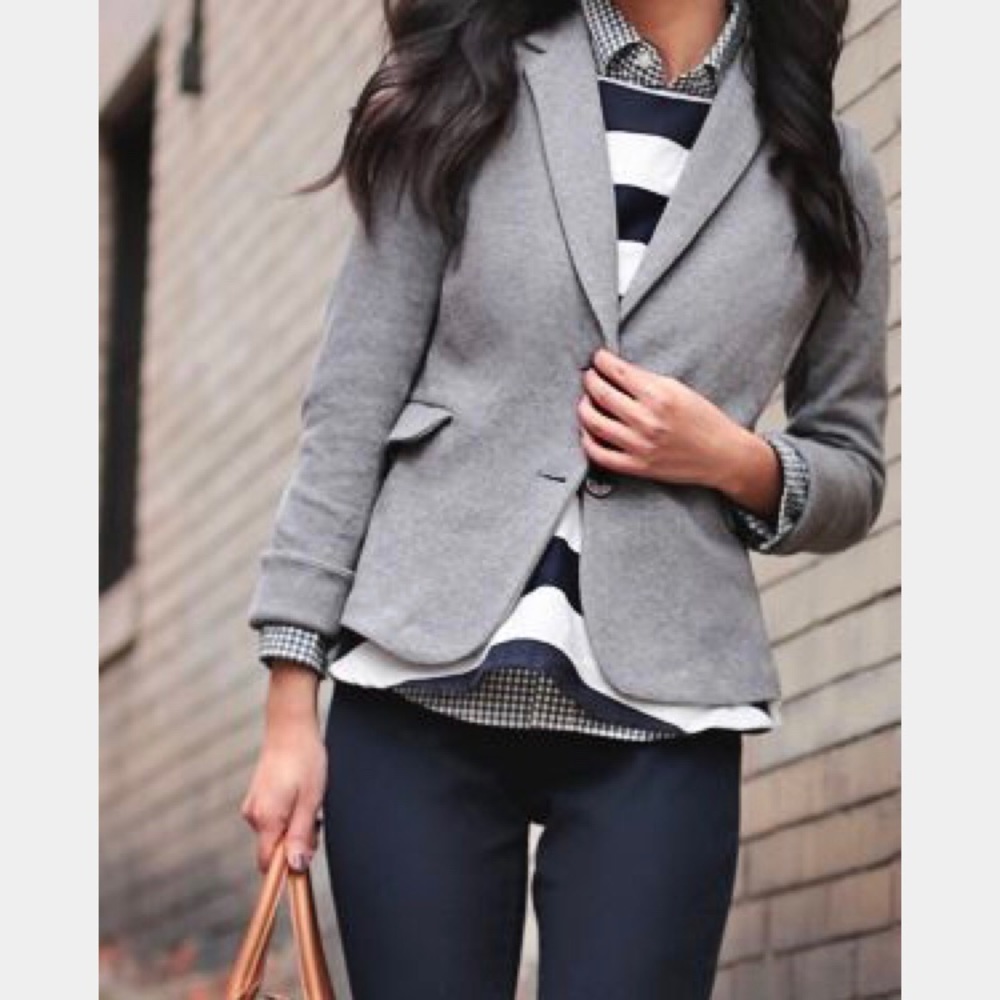 Levi’s Heather Grey/Navy Blazer